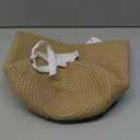 Woven Jute Plant Basket, Wicker Basket Planter for 10 inch Pot, Round Indoor Tree Pot Cover, Small Boho Storage Bin Organizer, Rustic Baskets for Plants and Home Decor, 11X11