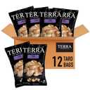 Terra Vegetable Chips, Taro Chips with Sea Salt, 5 Oz (Pack of 12) (EXP 06/30/26)