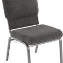 Flash Furniture Advantage Charcoal Gray Church Chair 18.5 in. Wide, Set of 1