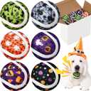 Sosation 6 Pack Halloween Squeaky Tennis Balls for Dogs, 2 Inch Halloween Dog Toys for Small Dogs Durable Puppy Toys for Fetch Play