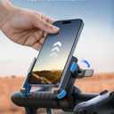 Lamicall Motorcycle Bike Phone Mount - [1s Quick Release] Bike Cell Phone Holder Clip, Bicycle Scooter Handlebar Clamp, Gifts for iPhone 17 16 15 14 Pro Max, Galaxy S25 S24 Ultra, 4.7-7" Phones, Blue