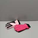 SATINIOR 2 Pairs Kids Waterproof Winter Snow Gloves Ski Gloves for Boy Girl Outdoor Warm Thickening Snowboar (6-10 Years, Pink, Rose Red)