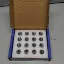 9/16"-18 Open End Lug Nuts - 32pcs OEM Wheel Lug Nuts Compatible with 75-97 F-250/F-350, 02-10 Ram 1500/2500/3500, 05-11 Dakota, 04-09 Durango Chrome Wheel Nuts