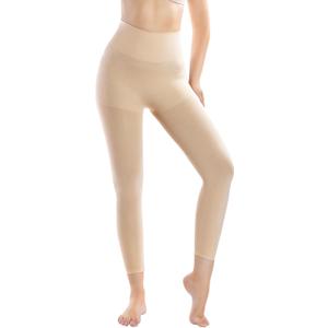 +MD Shapewear for Women Tummy Control Seamless High Waisted Light Compression Footless Tights Leggings (Large)