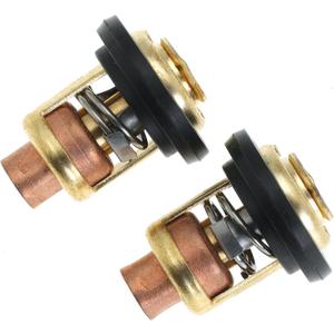 75692Q2 Thermostat Kit for Mariner for Marine 143F 143 Degree 135-150HP 175 200 HP for GLM 13340 Replaces 75692T, 2 PCS
