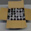 Mini Liquor Bottles, 30 Pack Airtight Plastic Spirit With Black Cap, 1.7 Oz Empty Alcohol Shot With 10 Funnels, Miniature for Weddings, Parties