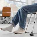 Crutch Tips 7/8 Inch Upgrade Heavy Duty Rubber Crutch Feet, Crutch Accessories Replacement Rubber Cane TipsNon-Slip and Durable