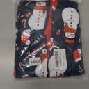 Matching Christmas Onesie Pajamas for Family/Couples, Cute Printed One-piece Pjs, Xmas Holiday Adult Hooded Sleepwear (Blue)