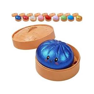 Glitter Dumpling, Glitter Dumpling Squishy with Box (Gold)