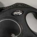 FLEXI New Classic Cord Retractable Dog Leash for Small Dogs up to 33 lbs.  26 ft., Black | Tangle-Free Pet Walking Leash with One-Handed Brake, Pause, Lock|German Quality Product