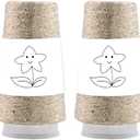2 Balls Sequin Sparkle Lurex Yarn, Shining Glitter Metallic Knitting-in Accessory Yarn Thread for Knitting and Crochet Sweater Shawl 5000 Yards (1, Slight Gold)