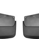 Husky Liners Custom Mud Guards | Fits 2020-2026 Chevrolet Silverado 2500/3500 HD w/Single Rear Wheels | Rear Set, 2-pc Black - 59281