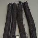 Tuanse 4 Pcs 16 in Flameless Fake Fire Log Spring Summer Beach Camping Themed Party Decorations Fake Campfire Battery Operated Artificial Fire Pit for 4th of July Easter Party Decor (15.75 in)