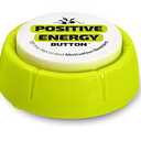TELL ME A QUOTE Positive Energy Sound Button | Fully Loaded | 101 Pre-Recorded Motivation Boosters | Positive Thinking Easy | Fun Novelty Gag Inspirational Gift | Cool Desk Decor Gadget