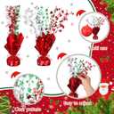 8 Pack Christmas Metallic Foil Spray Centerpiece Star Snow Table Decoration Burst Table Centerpieces for Holiday Decorations Party Wedding Birthday New Year Supplies