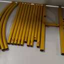 Cylinder Pedestal Stands for Party: Three-Piece Set - 15.7/23.6"/31.5" Tall Cake Pedestal Stand for Party - Gold Cylinder Cake Table for Outdoor Indoor