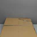 STERREN 20'' Modern Low Profile Ceiling Fan with Light, Bedroom LED Ceiling Fan with Remote Control, Bladeless Flush Mount Black Fan Lights Ceiling Fixtures for Living Room,Small Room (19.7 inch)