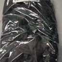 xxxiticat Women's Long Sleeve Satin Dress Formal Cocktail Wedding Guest Elegant Lace Up High Split Ruched Silky Maxi Dress(BL, S) Black