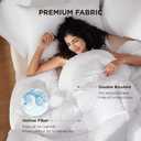 Bedsure Comforter Duvet Insert - Quilted Comforters Queen Plus Size, All Season Duvet, GentleSoft Down Alternative Bedding Blanket, with 8 Tabs, Gifts for Women/Men,White,Queen Plus 90 x 90 Inches