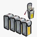 4pcs Lipo Battery Fireproof Explosion proof Bag Storage Guard Safe Pouch 125mm
Amazon's Choice