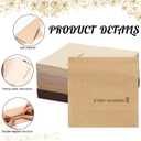 3 x Gersoniel 100 Pcs Baby Shower Cocktail Napkins Brown, Disposable Square Dessert Napkins, Folded 5x5 Inch Cocktail Tissue Paper for Baby Shower Birthday Party Supplies