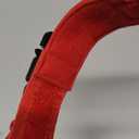 Tactical Dog Collar, Adjustable Military Training Nylon Dog Collar with Control Handle and Heavy Quick-Release Metal Buckle for Small Medium Large Dogs, Red L (Large :Width 1.5",Neck 17-20.5")