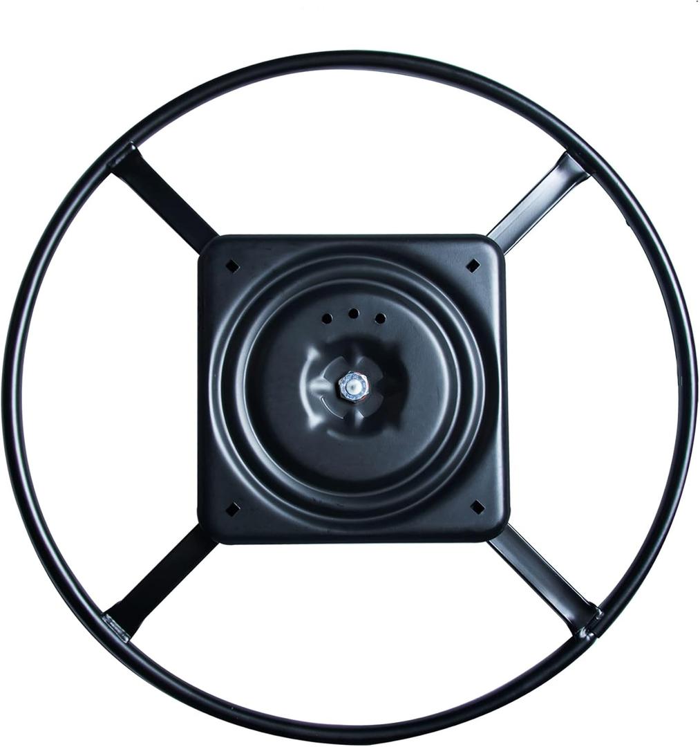 Yoogu Heavy Duty 24" Recliner Chair Sofa Furniture Ring Swivel Base Replacement with 10 Inch Plate (24 inch)