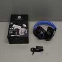 Wireless Gaming Headset for Xbox Series X|S, Xbox One, PS5, PS4, PC, Mac, Switch, 2.4GHz + Bluetooth Over-Ear Gaming Headphones with ENC Mic, 3D Stereo, LED Lights for Xbox One Accessory Kits