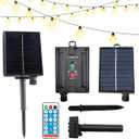 Ranley Solar Panel with Plug Outlet, Waterproof 31V Outdoor Solar Panel with Outlet, Tools & Home Improvement for Garden Outdoor Farm Tent Fishing Patio Yard Pathway Shed Indoor