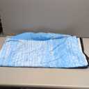 Beach Blanket Waterproof Sandproof Beach Mat 79" X 83"/10'x9'for 2-8 Adults Quick Drying Outdoor Picnic Mat Beach Accessories for Travel, Camping, Hiking (Blue-green Tinted Gradation)