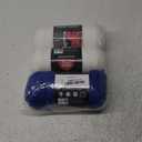 Red Heart Super Saver White Yarn - 3 Pack of 198g/7oz - Acrylic - 4 Medium (Worsted) - 364 Yards - Knitting/Crochet 2 White, 1 Blue