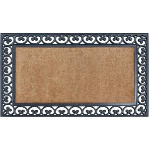 A1HC Natural Coir & Rubber Door Mat, 30"x48" Thick, Durable, Heavy Duty, Anti-Shed, Fade-Resistant, Long-Lasting Outside Entrance Large Doormat for Front Porch