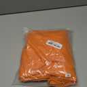 Women's Sexy V Neck Sleeveless Mesh Ruffles Hem High Slit Bodycon Maxi Casual Backless Cocktail Wedding Guest Party Dress (Medium, Orange)