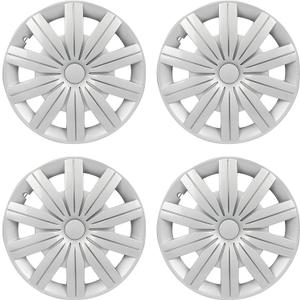ECCPP OEM Replacement 13 Inch Hubcaps Pack of 4 Corrosion-Free & Sturdy Full Heat & Impact Resistant Grade Wheel Cover for Toyota for Nissan for Mazda