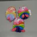 Ipetboom 3pcs Cartoon Bath Balls for Kids Kid-Friendly Shower Loofah Sponge Fun Mermaid Design for Toddler Bathing