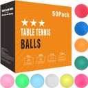 High Bounce & Durable ABS Mat Colored 3 Star Ping Pong Balls 4 Trainning,Party Games,Pet Cats Toys