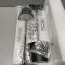 4-Pack LED Rechargeable Table Lamp, Battery Desk lamp 3W 6000mAh Battery Operated Stepless Dimming Modern Portable Table Light for Restaurant/Dinner/Bedroom/Outdoor IP54 Waterproof (Black)