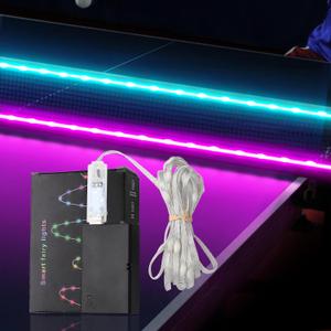 2 x LED Ping Pong Net Light, Colorful Table Tennis Net Light with Remote Controlled for Enhanced Fun in Games, Ideal Gift for Ping Pong Players (Net Not Included)
