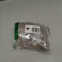 LAMIT Taupe Linen Curtains 24 Inch Length, Semi Sheer Light Filtering Window Panels Back Tab and Rod Pocket Drapes for Basement/Small Windows, 25 x 24 Inch, 2 Panels