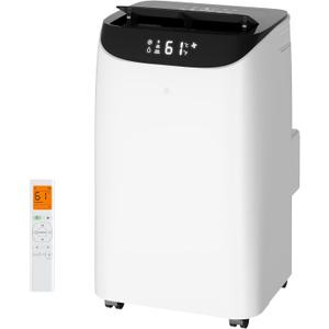 Inverter 16000 BTU Portable Air Conditioner, 3 in 1 Portable Ac Unit Cools Up for Rooms 850 Sq. Ft, Dual Hose Standing AC for Bedrooms with Dehumidifier, Fan, Quiet Sleep Mode, Remote Control