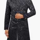Runcati Mens Kurta Sherwani Coats Kaftan Indian Ethnic Royal Suits Mandarin Collar Wedding Festive Party Blazer, M
