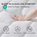 Mattress Topper King Size Pillow Top - Extra Thick Padded Mattress Pad & Protector, Breathable Fitted Deep Pocket 8-21, Ultra Soft & Supportive 1100GMS