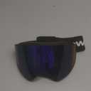 Ski Goggles, Snowboard Goggles with 2 UV400 Anti-Fog Detachable Magnet Lenses for Men & Women Adult (Ver.2 Blue(vlt 16.3%) + Clear (Vlt 83.5%))