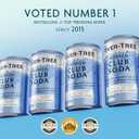 Fever-Tree Club Soda Premium Zero Calorie Mixer for Cocktails and Mocktails, 5.1 fl oz Cans, Pack of 8 Naturally Sourced, Non-GMO (EXP 09/11/26)