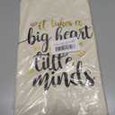 CARAKNOTS Teacher Bag Teachers Gifts for Women Valentines Day Appreciation Week Birthday Thank you Graduation End of Year Christmas Retirement Canvas Tote Bag with Pocket 2 Pcs