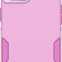 OtterBox iPhone 16e, 15, 14, & 13 Commuter Series Case - Run Wildflower (Pink), Slim & Tough, Pocket-Friendly, with Port Protection