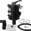 SP0714T VariFlo Valve Replacement for Hayward SP0714T VariFlo XL Top Mount Multiport Valve Part for Above-Ground Pro- or VL Series Sand Filter, 1.5 Inch Plumbing, 7-Position Control Valve