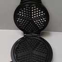 Mueller Heart 5 Waffle Maker, Waffle Iron, Adjustable Browning Control & Nonstick, Cool Touch Handle, Easy to Clean, Small Kitchen Appliances