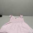 PRETTYGARDEN Womens Summer Dress Casual Square Neck Ruffle Strap Gingham Smocked Midi Flowy A Line Beach Vacation Sun Dresses, Size Large,