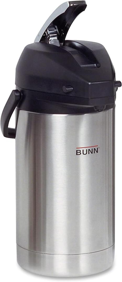 BUNN - BUN321300000 32130.0000 3.0-Liter Lever-Action Airpot, Stainless Steel (101.4 Ounces)